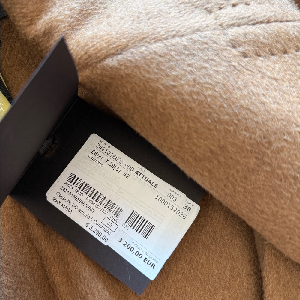 MaxMara Atelier Brown camelwool and cashmere Coat - Picture 7 of 10